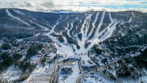Windham Mountain Club ski trip on family vacation in the Catskills